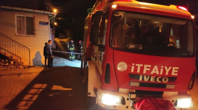 Elektrik akımına kapıldı, evde yangın çıktı