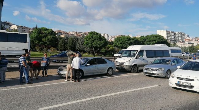 Gebze’de 7 araç birbirine girdi: 6 yaralı