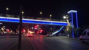   Gebze’nin üst geçitlerine görsel aydınlatma