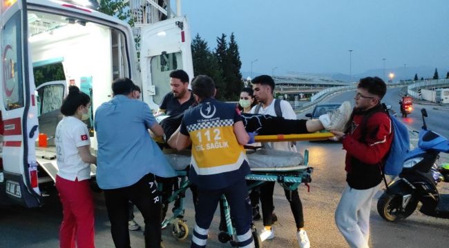 Hem yaralandı hem de ceza yedi