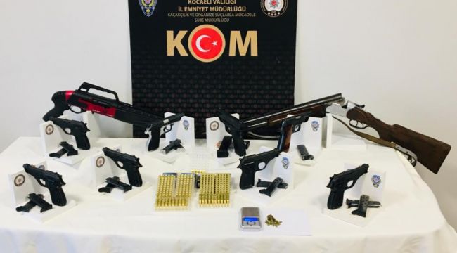 Kocaeli’de silah operasyonu