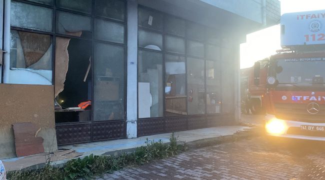 Marangozhanede çıkan yangın korkuttu