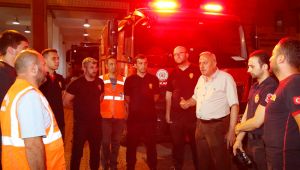 Marmaris’teki yangın söndürme çalışmalarına destek