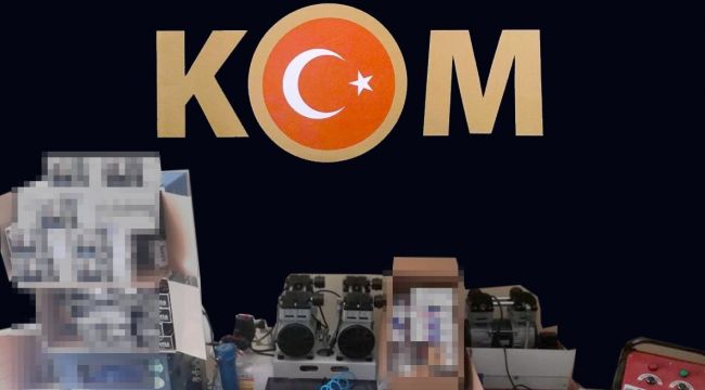 Polis baskınında binlerce makaron ele geçirildi