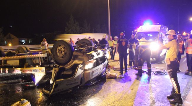TEM Otoyolunda feci kaza: 1 kişi öldü, 2 yaralı