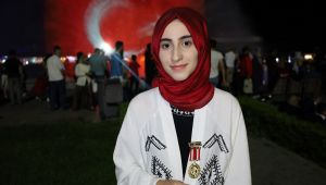 15 Temmuz’da 14 yaşında gazi oldu