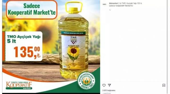 Ayçiçek yağı fiyatlarına zam geldi