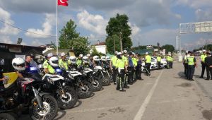Bayram tatiline çıkan sürücüler denetlendi