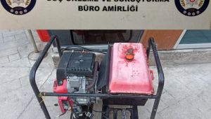 Çalınan 30 bin TL'lik jeneratör polis ekiplerince bulundu