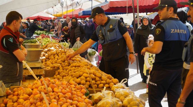 Çayırova Zabıtası’ndan Pazar denetimi