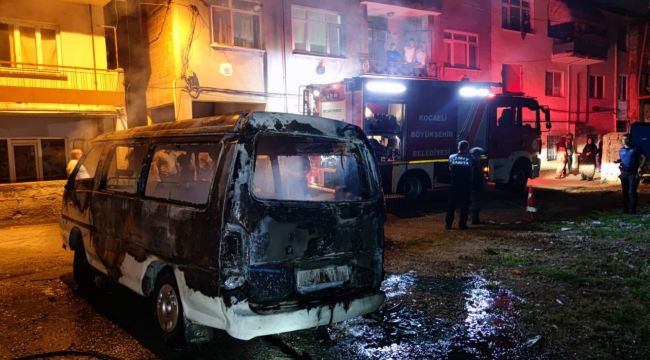 Ekmek teknesi alev alev yandı!