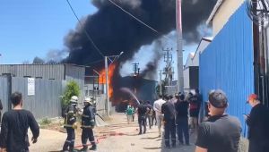Gebze’de fabrika yangını