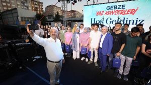 Gebze'de yaz konserleri başladı; Başkan Gebzelileri eğlenceye davet etti
