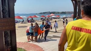 Kayalıklardan düşen kadın yaralandı