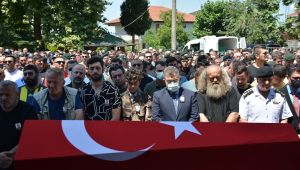 Kocaeli şehit polisine veda etti!