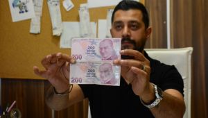 Sahte zannettiği para hatalı baskı çıktı