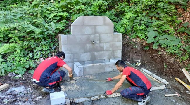Servetiye Camii’nin lezzetli suyuna yeni çeşme