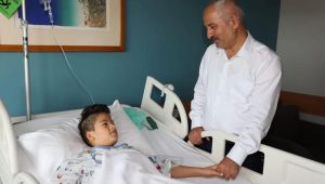 Başkan amcalarından moral ziyareti