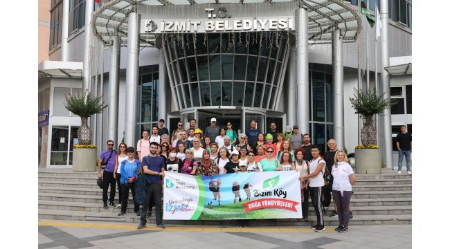 Bizim Köy Doğa Yürüyüşü etkinliği Üçgaziler'de devam etti