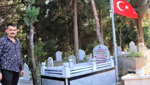 Büyükşehir, İzmitli şehidimizin kabrini yeniledi