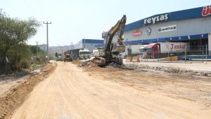 Çayırova Akse'de yol yenileme çalışması