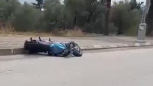 Direğe çarpan motosikletin sürücüsü hayatını kaybetti