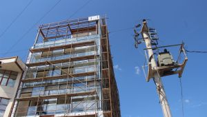 Elektrik akımına kapılan işçinin feci ölümü