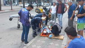 Gebze’de kafasını kaldırıma çarparak yaralandı