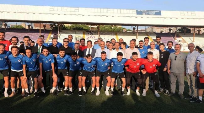 Kent protokolünden Gebzespor’a moral ziyareti