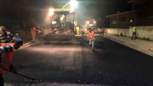 Kuruçeşme'de üstyapı çalışmalarına başlandı