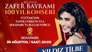 Zafer Bayramı coşkusu Yıldız Tilbe ile yaşanacak