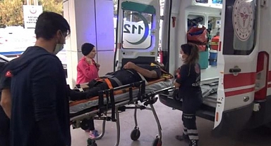 4 metre yükseklikten düşen şahıs yaralandı