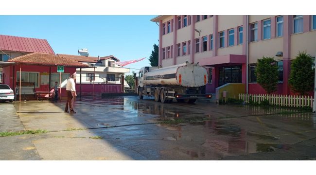 Başiskele'de okullar temizlendi