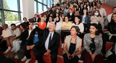 Büyükgöz GTÜ’lü gençlerle deneyimlerini paylaştı