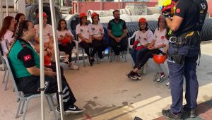 Büyükşehir itfaiyesinden GESOTİM’e eğitim