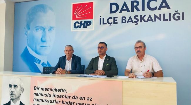 CHP Darıca’dan yaylım ateş!