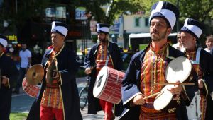 Cumhuriyet Bulvarı’nda mehter coşkusu