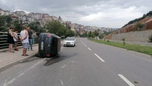 Gebze'de ki kazada burunları bile kanamadı
