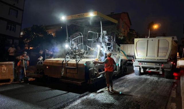 Gebze’nin cadde ve sokaklarına 7/24 pırıl pırıl asfalt