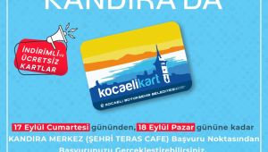 Kandıra’ya geçici seyahat kart ofisi açılıyor