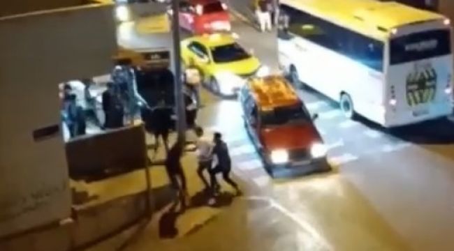 Kavga kanlı bitti, o anlar kameraya yansıdı