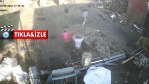 Makineye sıkışıp ölmüştü, görüntüler ortaya çıktı