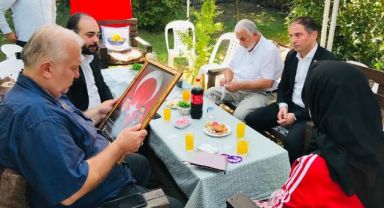 Şehit ailesini gururlandıran ziyaret