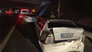 TEM’de 6 aracın karıştığı kazada 6 kişi yaralandı