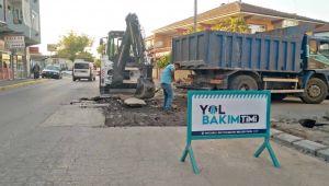 Vatandaş talep ediyor, Yol Bakım Timi yapıyor