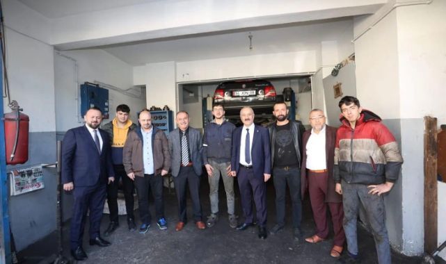 Başkanlardan Tatlıkuyu’da Esnaf Ziyaretleri