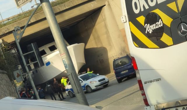 GOSB kavşağında trafiği kilitleyen manzara tepki çekti