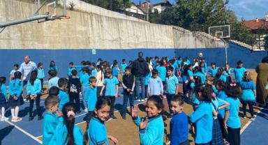 İtfaiyeden minik öğrencilere yangın semineri