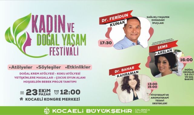 Kadın ve Doğal Yaşam Festivali başlıyor