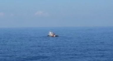 Kocaeli'de alabora olan tekneye ulaşıldı